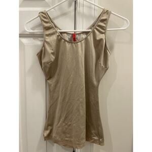 Spanx‎ Tank Top Womens M Shapewear Seamless Beige Bodycon Cami Slimming Capsule